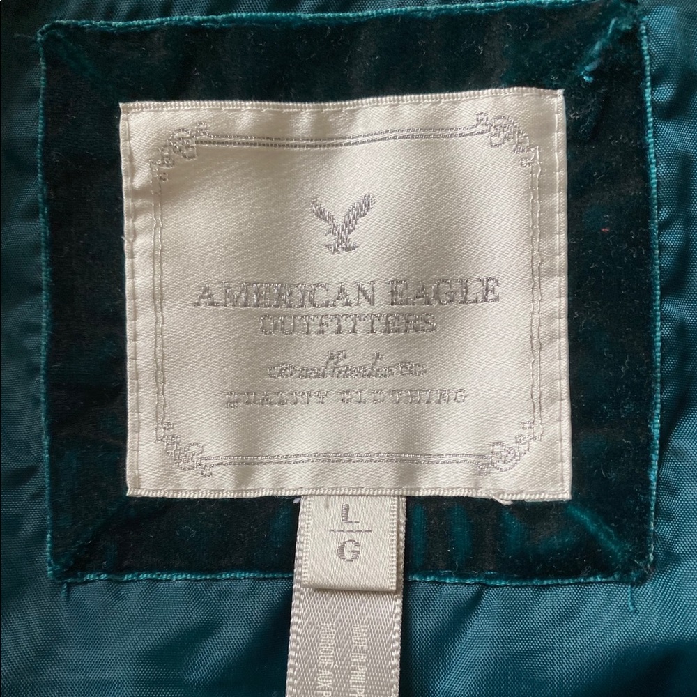 Chocolate brown American Eagle Vest with hood - Picture 6 of 8